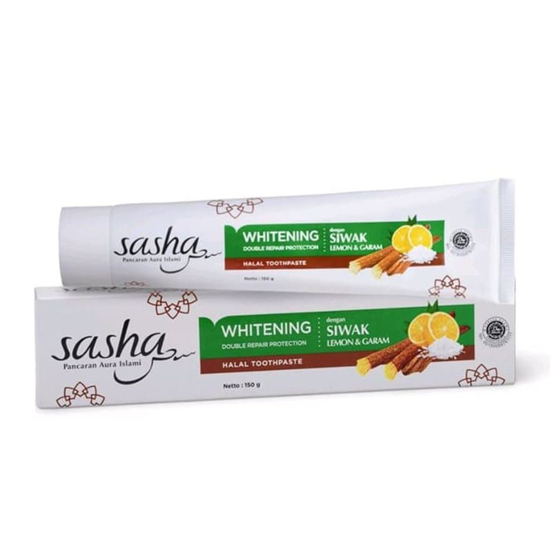 Sasha Siwak Halal toothpaste 150g // Herball//whitening