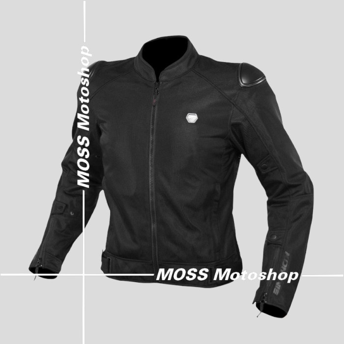 JAKET MOTOR KOMINE JK-147 Protect Street Mesh BLACK ORIGINAL