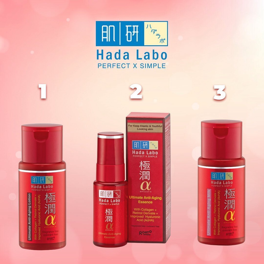 ✿ MADAME ✿ HADA LABO GOKUJYUN ALPHA SERIES - ESSENSE MILK LOTION ORIGINAL