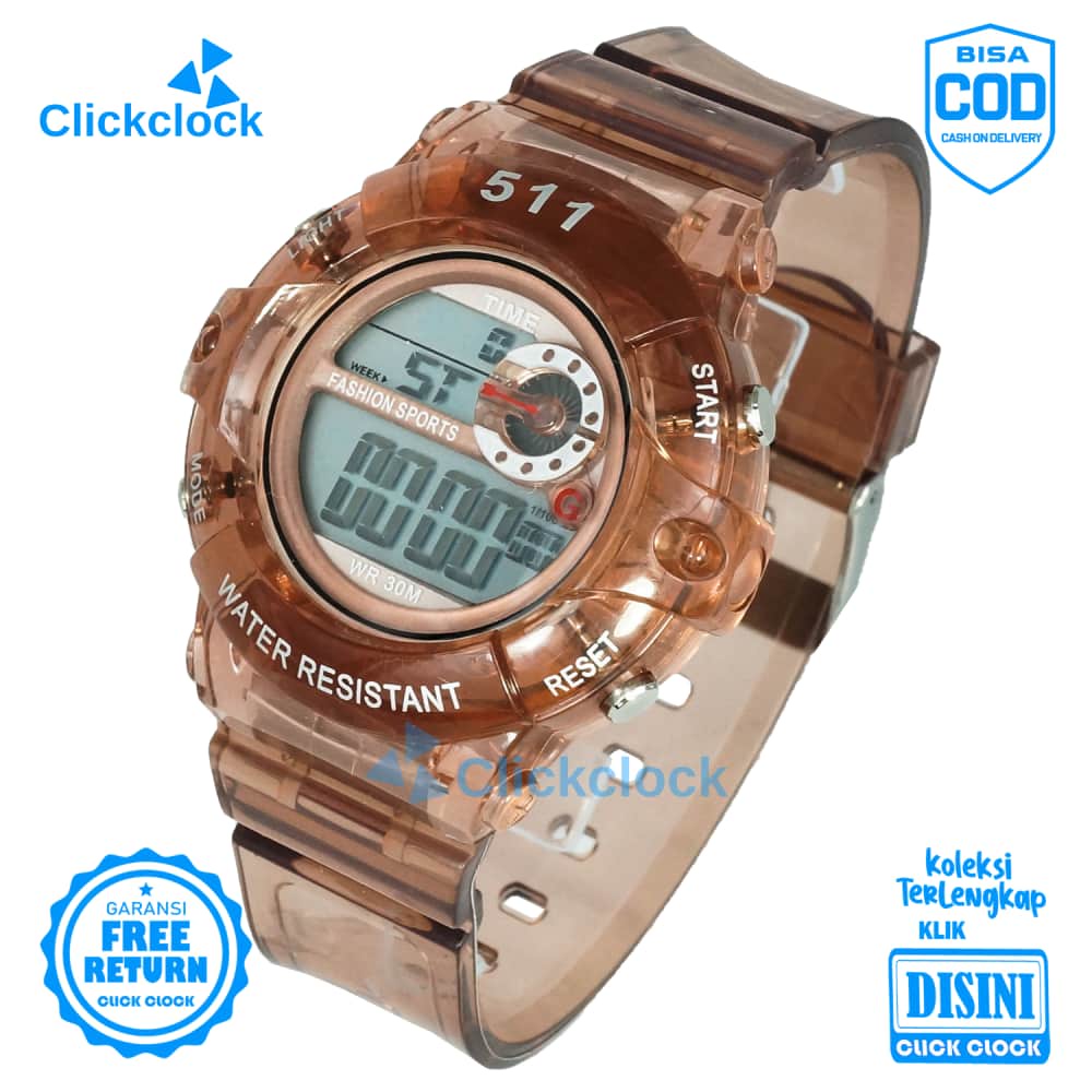 Jam Tangan Digital Unisex Sporty Karet Digital Digital 511B2 Jamtangan Murah