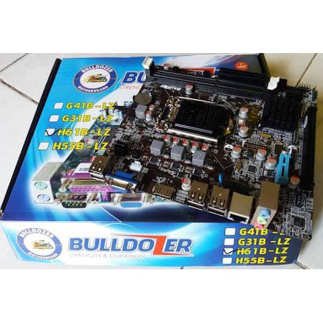 Motherboard Bulldozer h61b-LZ micro atx ddr3 Intel gen 3 h61 lga 1155 hdmi vga usb-A audio 3.5mm lan - Mainboard h61fhl