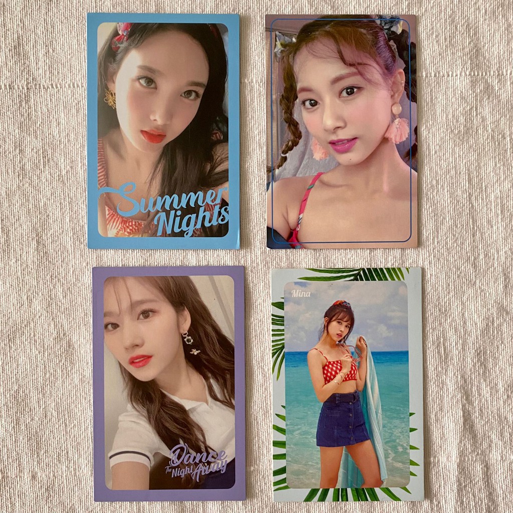 TWICE Summer Nights Photocard / PC Nayeon Sana Mina Tzuyu