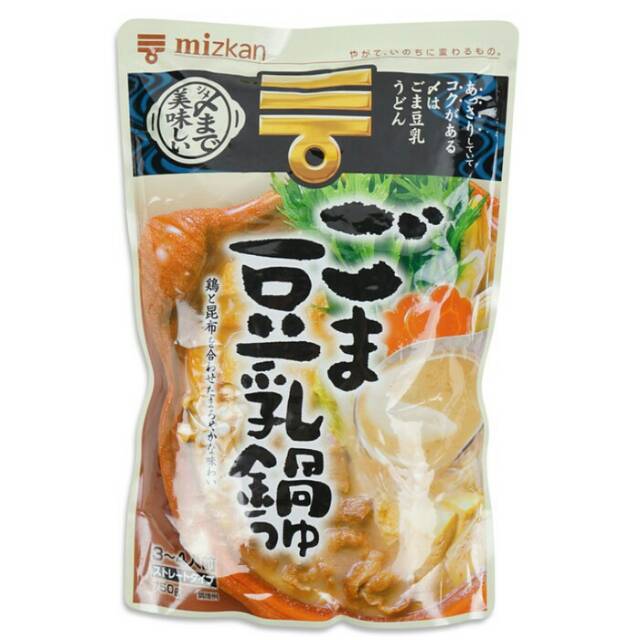 

Mizkan Sesame Soy Milk Yose Nabe Soup 750gr