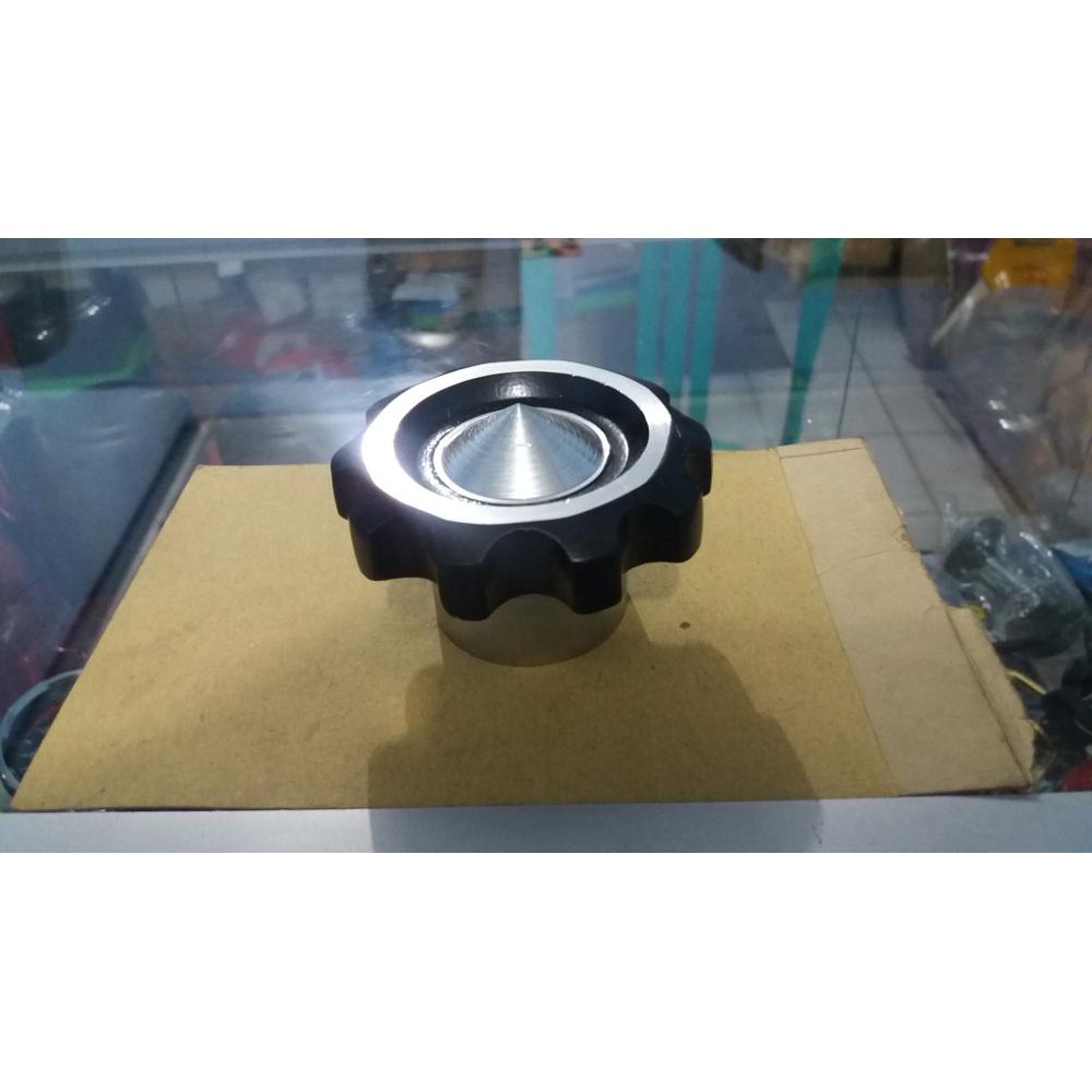 Unik Tutup tangki custom drat hitam Limited