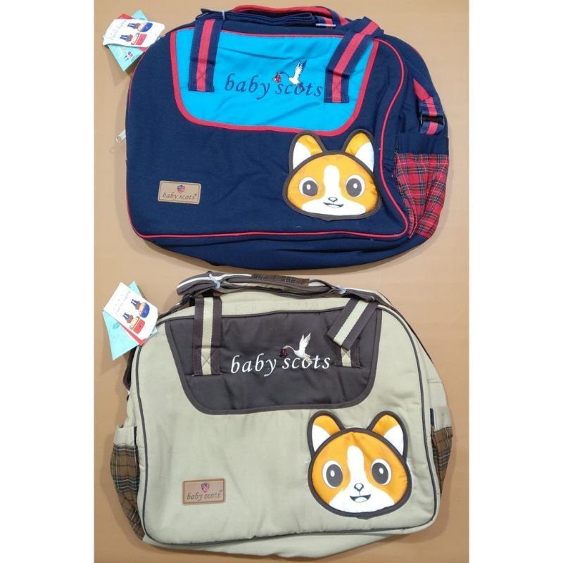 Tas Bayi Besar Baby Scot Kitty Series Murah / Baby Diaper Bag / Tas Perlengkapan Bayi Baru Lahir