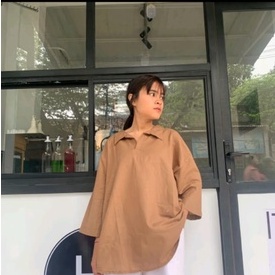 Pearl Blouse Linen Oversize | Kemeja Linen | Kemeja Oversize