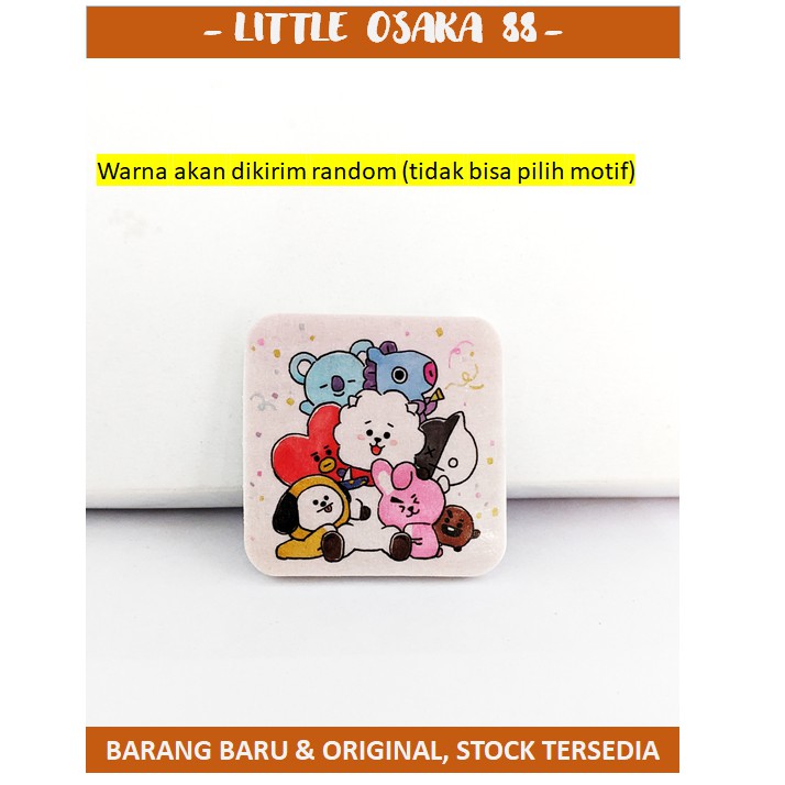 Penghapus Pensil Eraser Setip BTS 21 Lucu