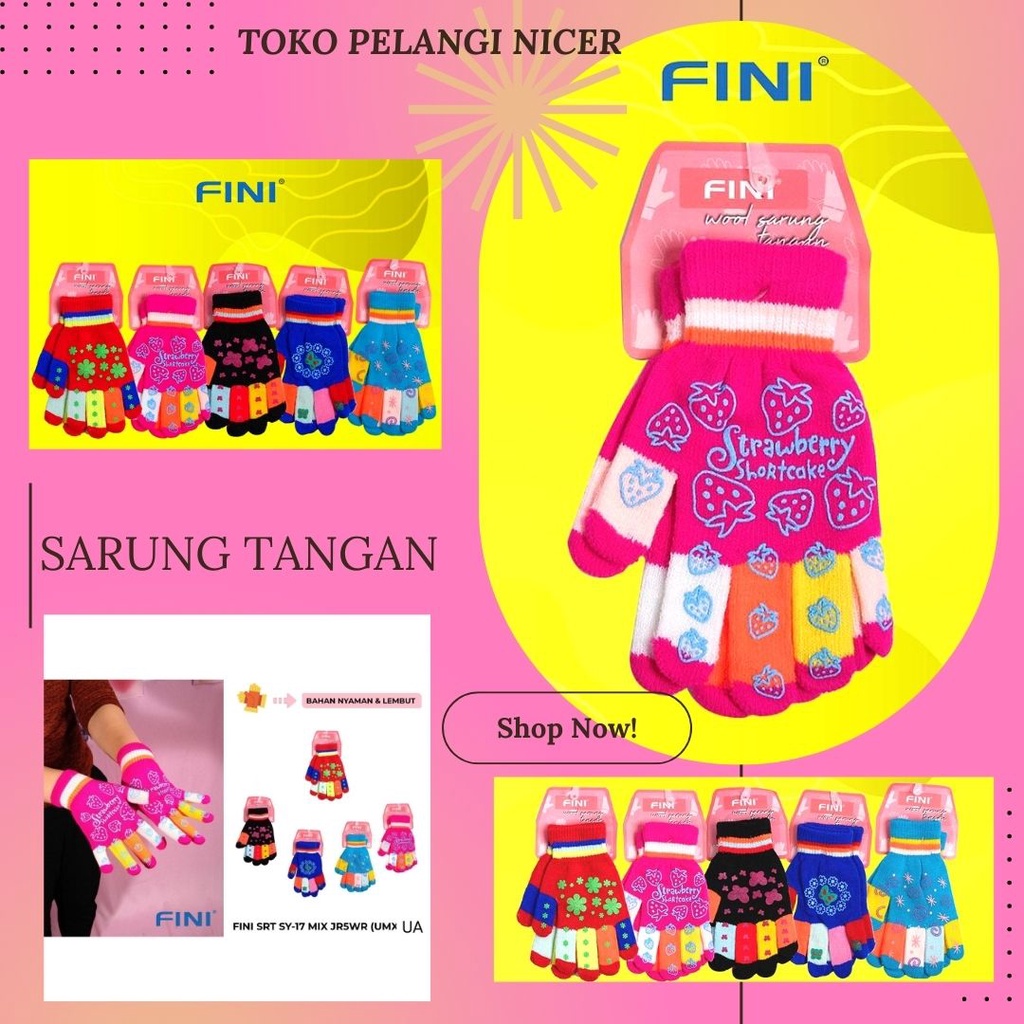 FINI Sarung Tangan Motor Rajut Premium - SARUNG TANGAN WANITA IMUT - SARUNG TANGAN ANTI DINGIN /PANAS MATAHARI- SARSTANG