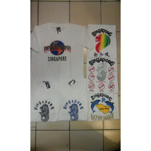 Kaos Souvenir Singapore