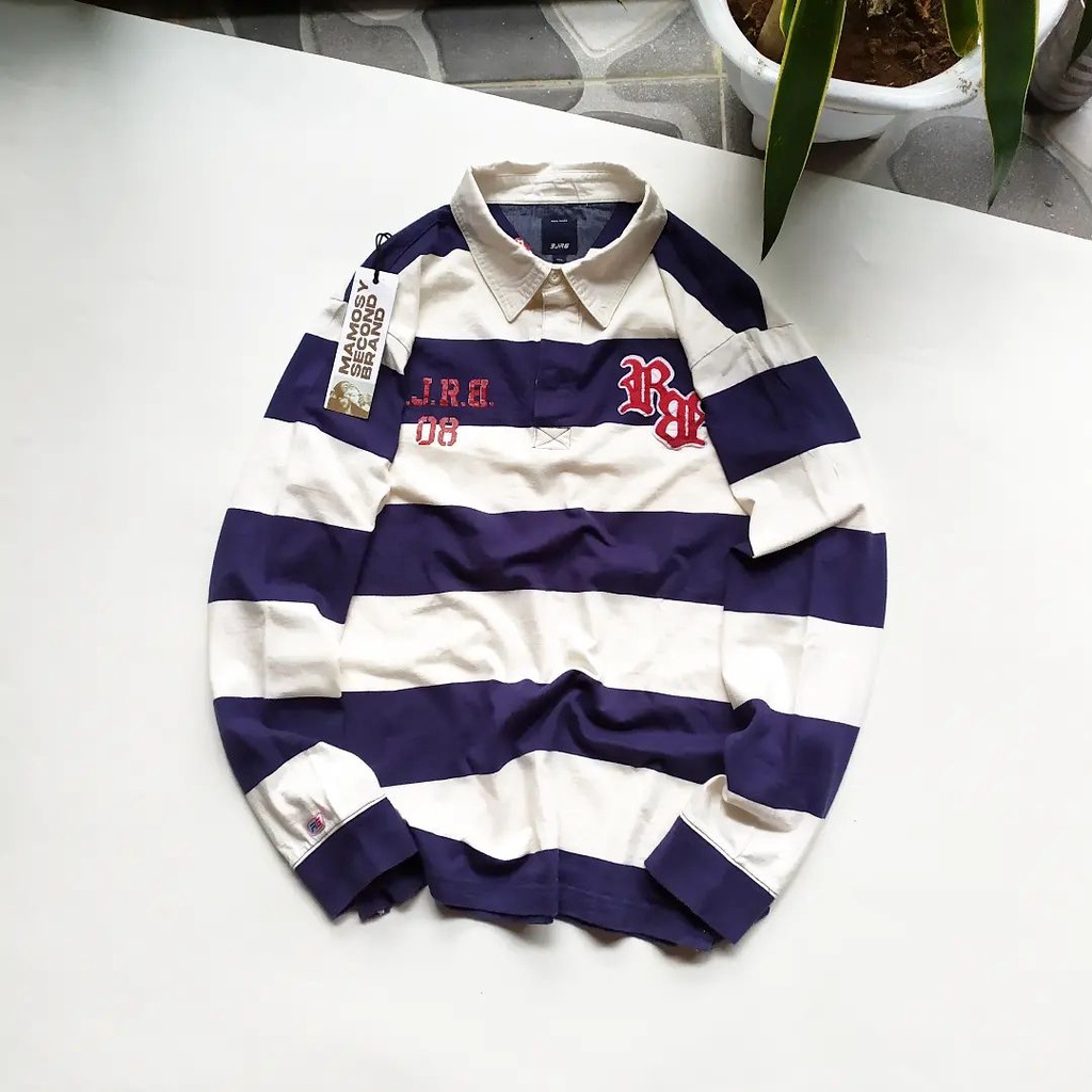 BASIC HOUSE STRIPE RUGBY SHIRT