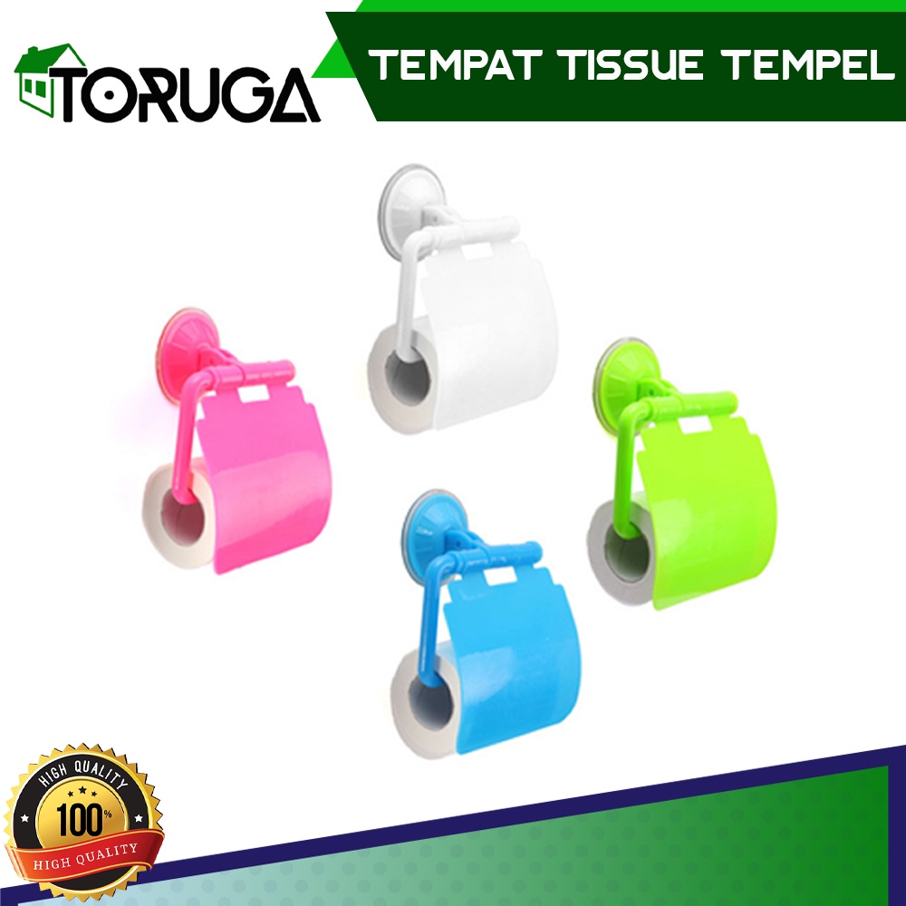 Gantungan Tissue Gulung Roll Tempat Tisu Toilet Holder Hanger Organizer WC Kloset