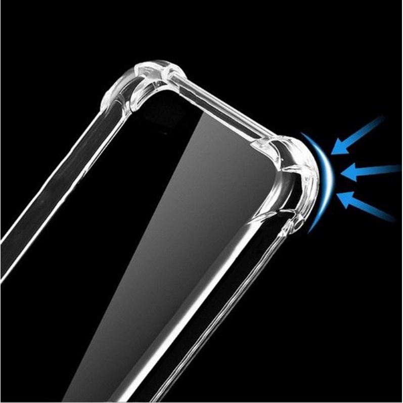 Case Anti Crack Anti Shock Softcase iPhone SE (SE LAMA) - Free Tempered Glass