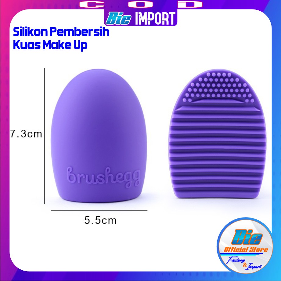 Silikon Pembersih Kuas Make Up Premium Impor