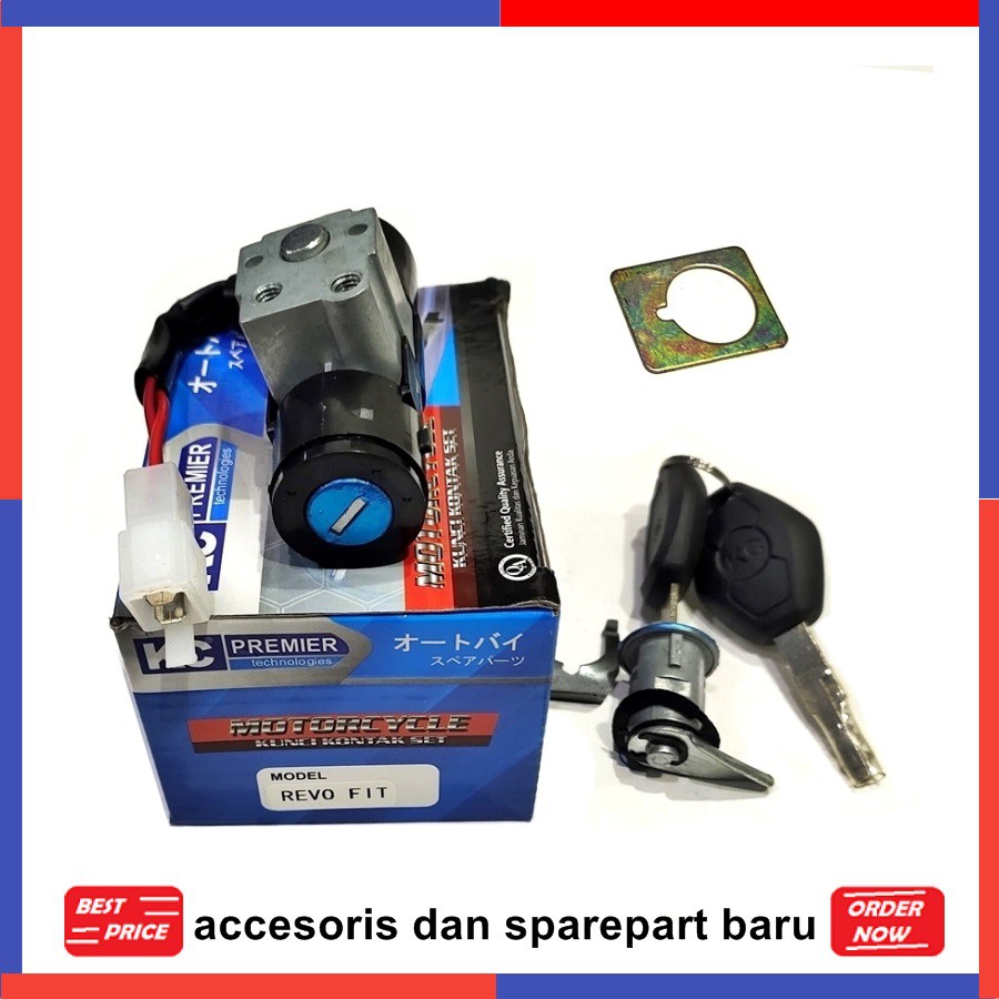 KUNCI KONTAK SET REVO FIT +SADEL KOMPLIT SPAREPART MOTOR KCPRACING