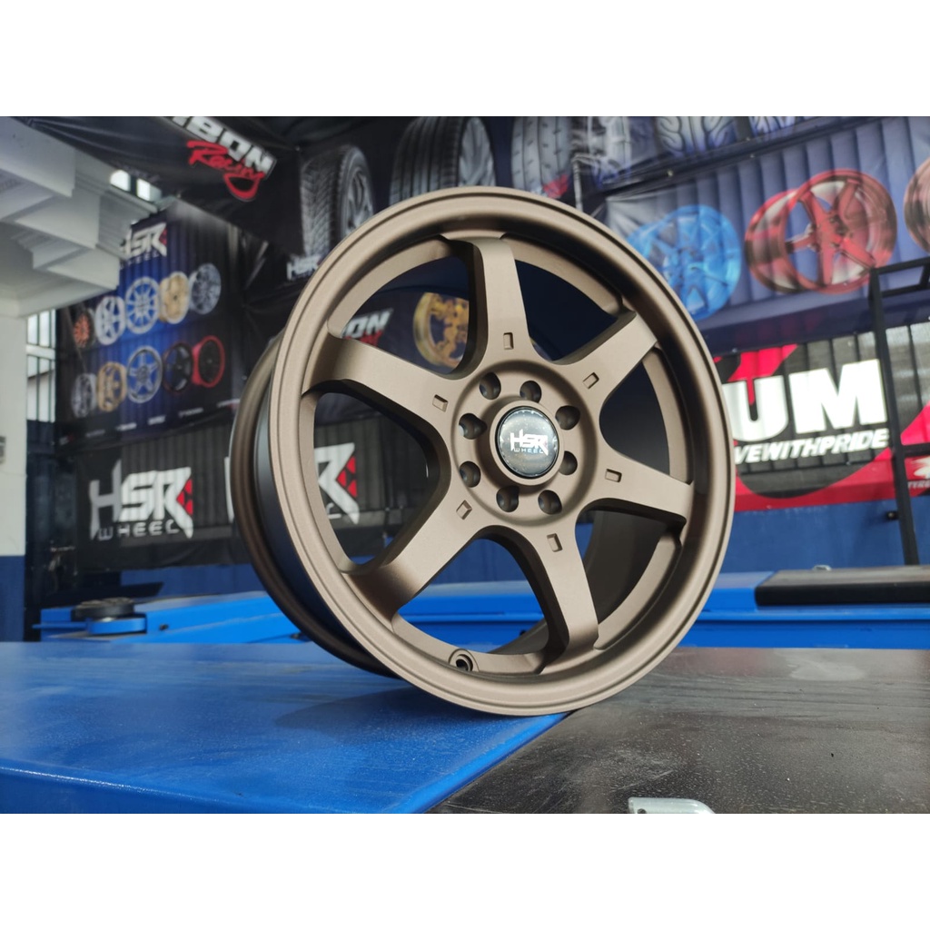 Velg Mobil Racing Ring 16 Tokyo Hsr Te37 Lebar 7 Sandy Bronze Untuk Mobilio Baleno Swift Yaris Etios