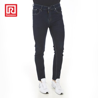  Ramayana  A X House Celana  Jeans  Panjang Slim Fit Pria  Dark 