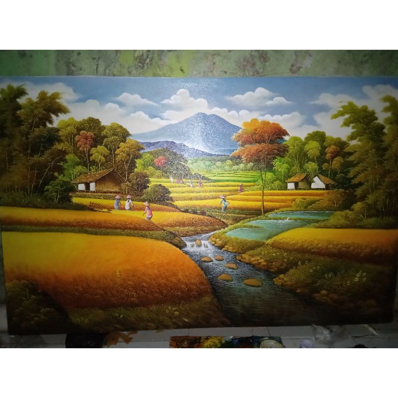 pemandangan sepon 135x85cm