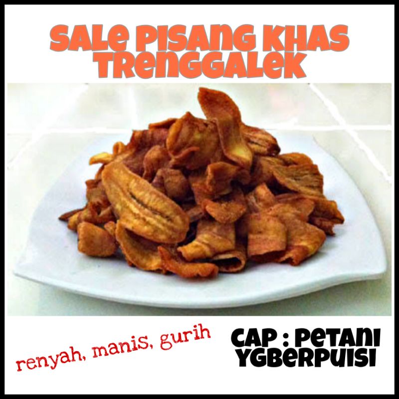

sale pisang khas trenggalek cap petani ygberpuisi