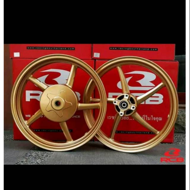 Velg racing Mio RCB SP522 ring 14 - velg rcb Mio sp522 ring 14 sepasang