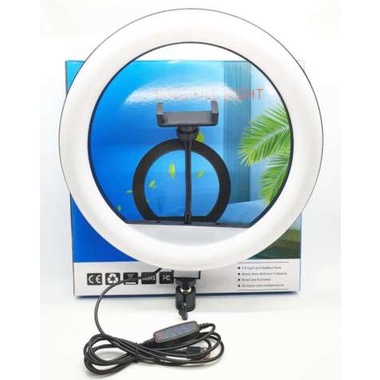 RING LIGHT LED uk. 33 CM ( ONLY )/ 12 inch - Lampu untuk Make up, Selfie, Vlog, Buat Video Tiktok RINGLIGHT TERMURAH