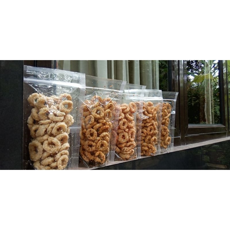 

cemilan ring udang daun jeruk gurih poll