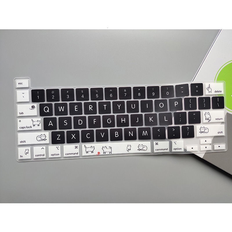 Cover Pelindung Keyboard MacBook Pro 13.3 '' 16.1 '' 2020 A2289 A2251 A2141 Motif Kartun Bahan Silikon