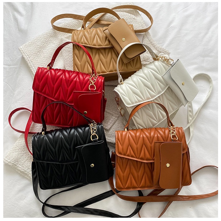 【HUA】TAS SELEMPANG WANITA ELEGANT FREE DOMPET KECIL TAS PESTA IMPORT - FASHION WOMEN SLING BAG H003