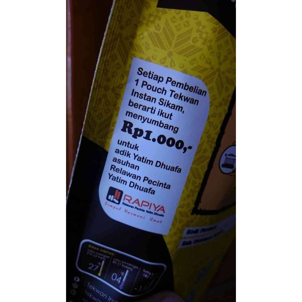 

[Dew'z Store] - Niaga Food Tekwan Instan Sikam