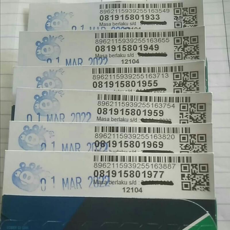 No Cantik XL Seri Tahun,  1933, 1949, 1955, 1959, 1969, 1977