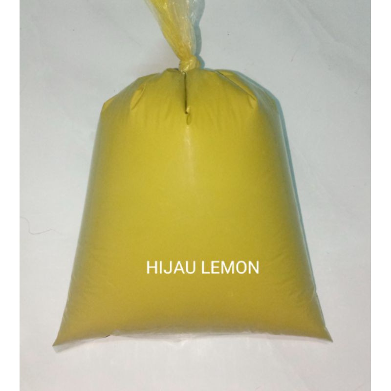 cat tembok 1 kg warna hijau lemon KWALITAS SUPER