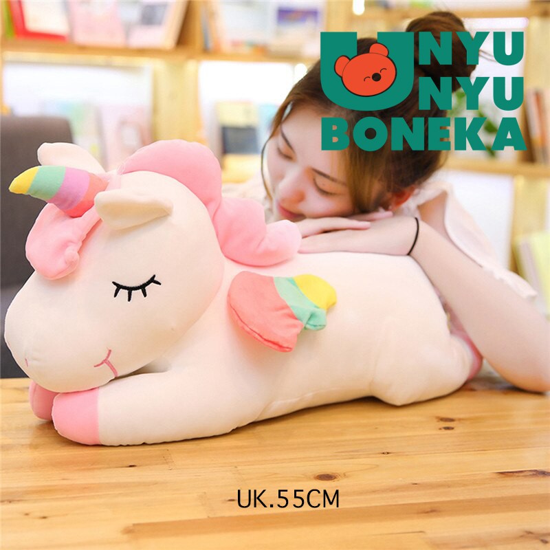 Boneka soft Unicorn Sayap Import  Kuda pony baby kids animal angel boneka unicorn sayap import