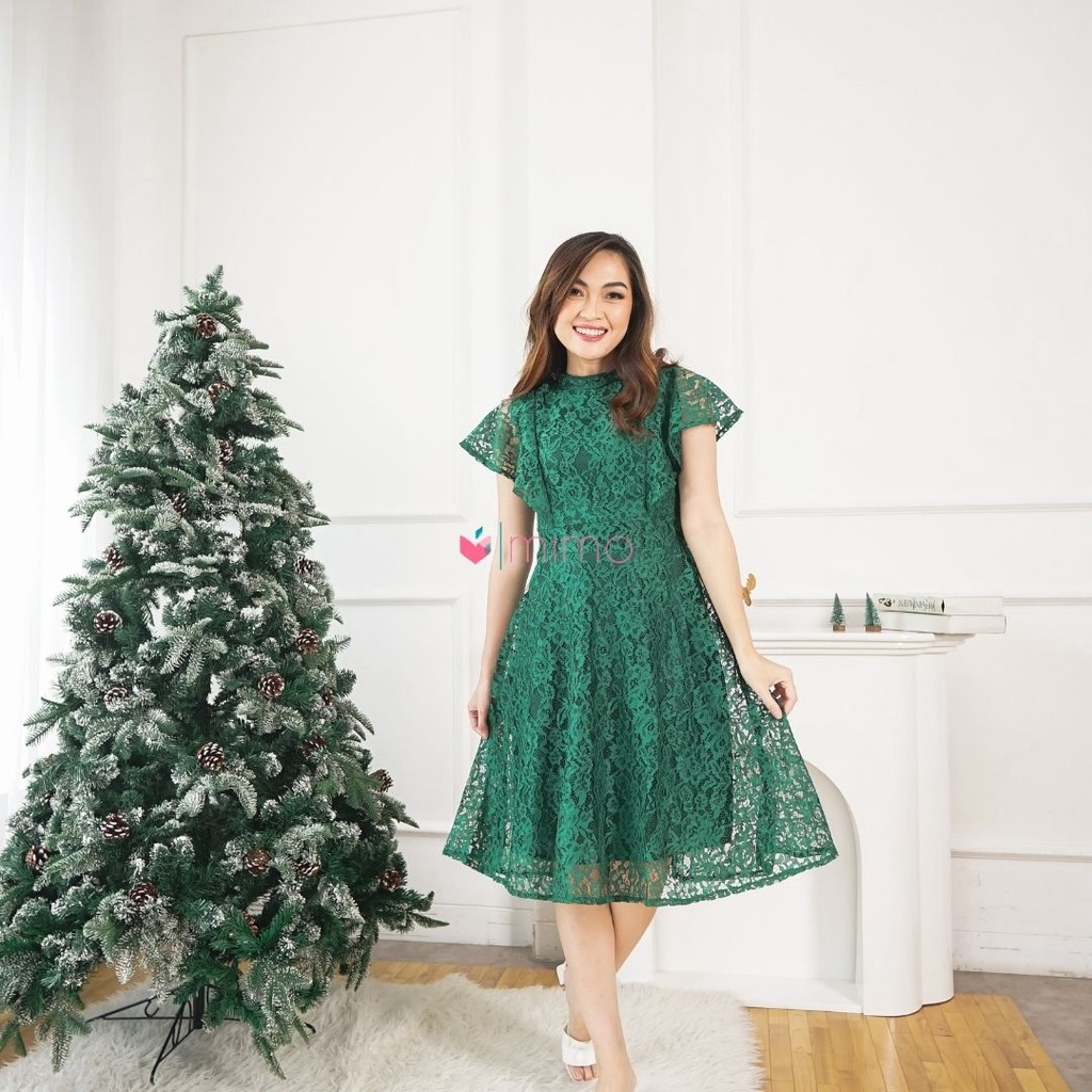 Christmas Collection - Candle Brokat Dress