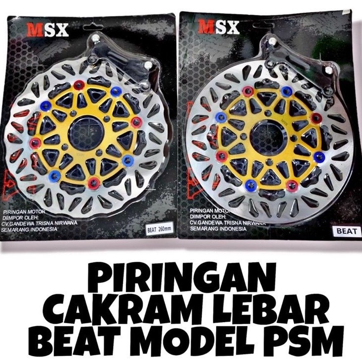 PIRINGAN DISC CAKRAM UK 300mm plus breaket beat