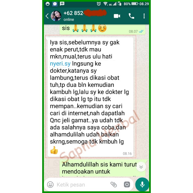 Obat Sakit Perut Bagian Atas / Nyeri Ulu Hati / Sakit Perut Melilit - QnC Jelly Gamat-2