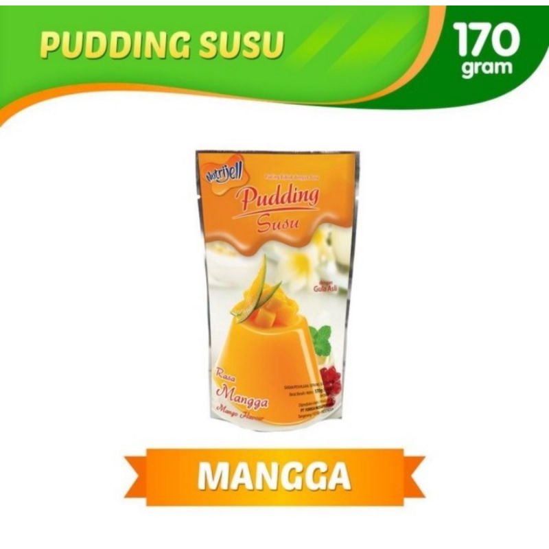 

Nutrijell Pudding Susu Rasa Mangga 170 gram