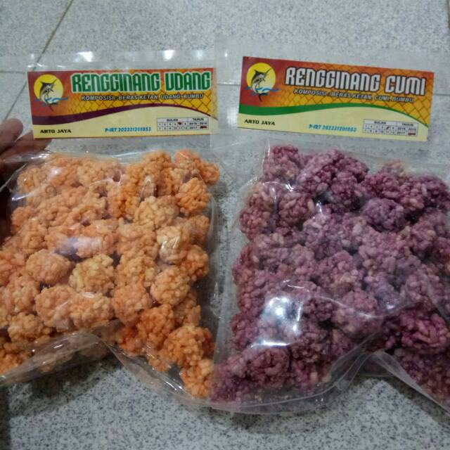 

Rengginang rasa udang dan cumi enak lezat renyah dan nikmat