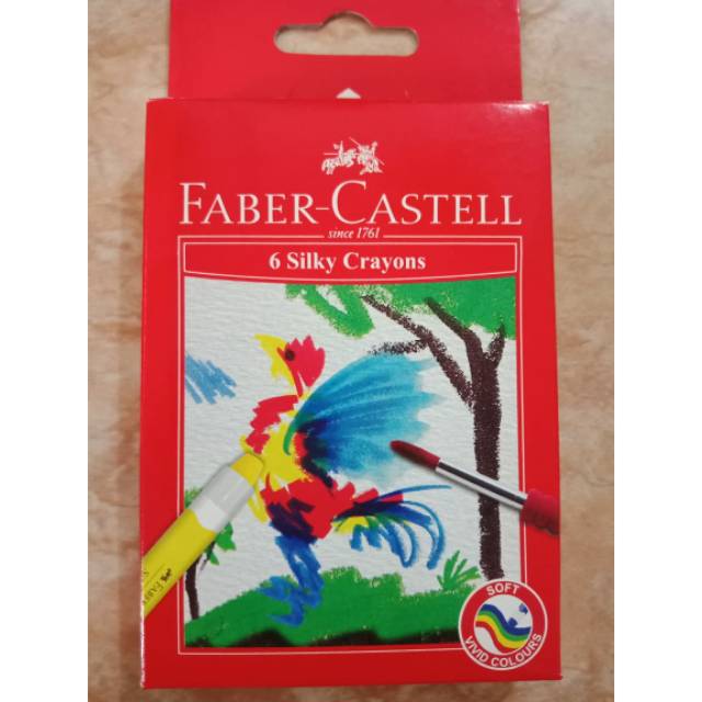 

Faber-Castell 6 silky crayons