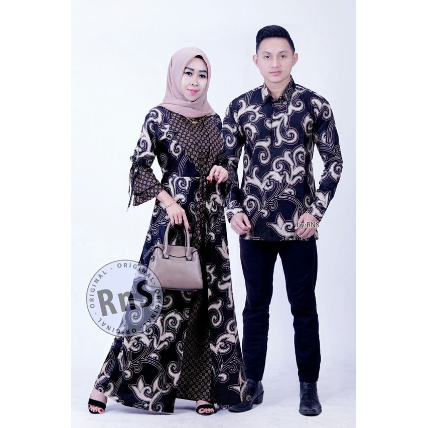 Batik couple keluarga modern terbaru jazzy Dimensi Abu-NOMER 2