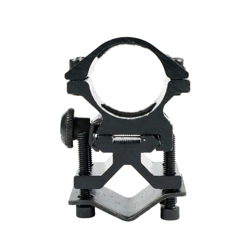 Gun Mount Senter Universal Metal Rail Clip Stand Holder Dudukan Lampu Senter Senapan Bahan Baja Berkualitas