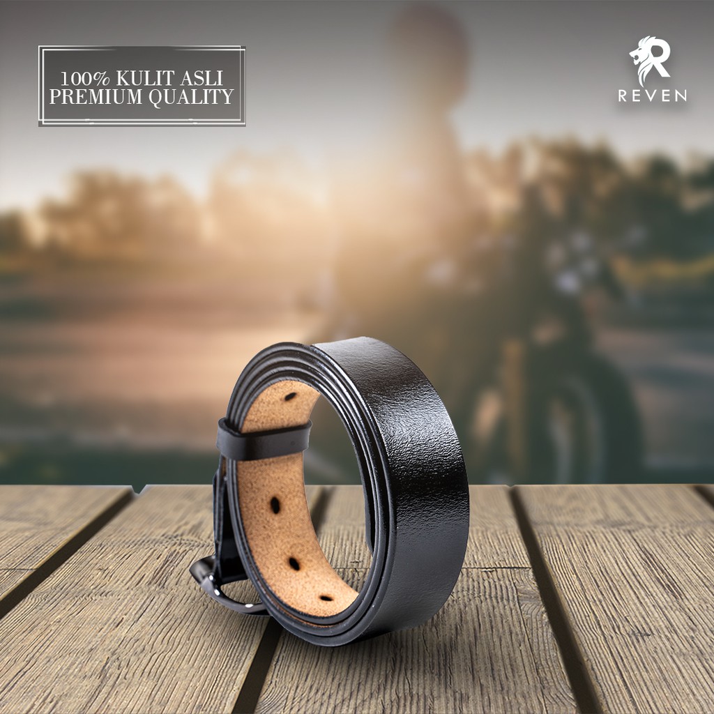 REVEN LEATHER -  Ultimate Belt Ikat Pinggang Pria Kulit Asli