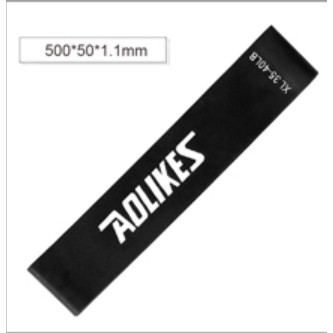 [1 PCS] Resistance Band Loop for Booty & Arm Workouts Gym Fitness Yoga Pilates-BLACK 35-40 LB