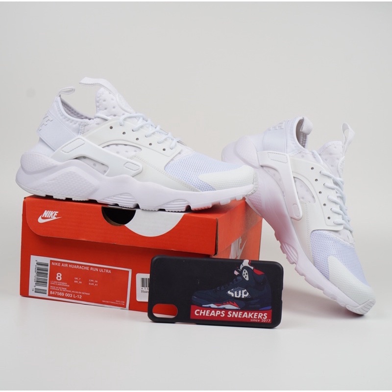 NIKE AIR HUARACHE RUN ULTRA WHITE FULL WHITE