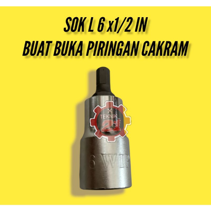 MATA SOK L 6 SOK L6 WIPRO PENDEK KUNCI SOK L 6 SATUAN WIPRO