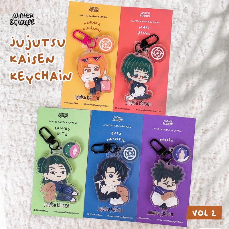 [REUPLOAD] JUJUTSU KAISEN KEYCHAIN (READ CAPTION)