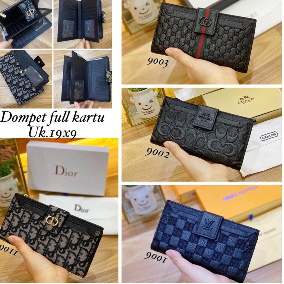 Paling Sesuai.. DOMPET COACH EMBOSS ( KUALITAS PREMIUM ) ADA BOX DOMPET LIDAH PANJANG IMPOR CV L1