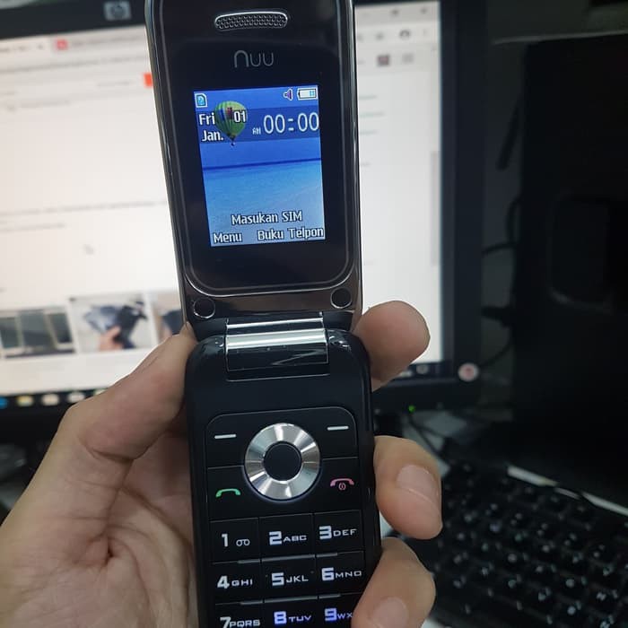 HANDPHONE NUU F1 FLIP NEW BNOB-1