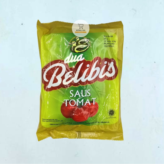 Saus Sambal/Saus Tomat Dua Belibis Sachet isi 24x9gram