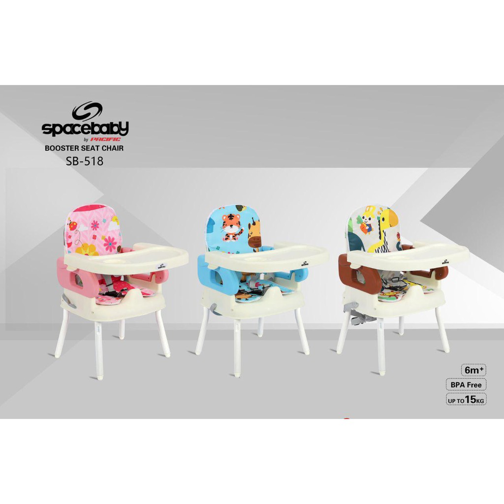 (KHUSUS REGULER) KURSI MAKAN BOOSTER SEAT SUGARBABY 4IN1 KURSI MAKAN BOOSTER SEAT SPACE BABY BOOSTER SEAT CHAIR SB-518 kursi makan space baby BOOSTER SEAT CHAIR KURSI MAKAN BAYI