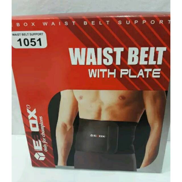 Korset / Waist Belt / Deker/Dekker Perut / Stagen EBOX 1051 dengan Plate / Plat di belakang