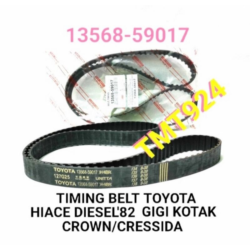 timing belt Hiace 82 gigi kotak crown cressida